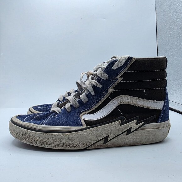 Vans Sk8-Hi Bolt True Blue Womens Size 5.5 High Top Skate Shoes Casual Walking - Picture 13 of 13